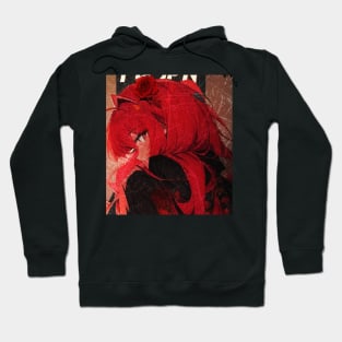 Red hair anime girl Hoodie